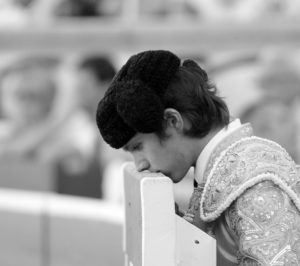 A la espera del toro...